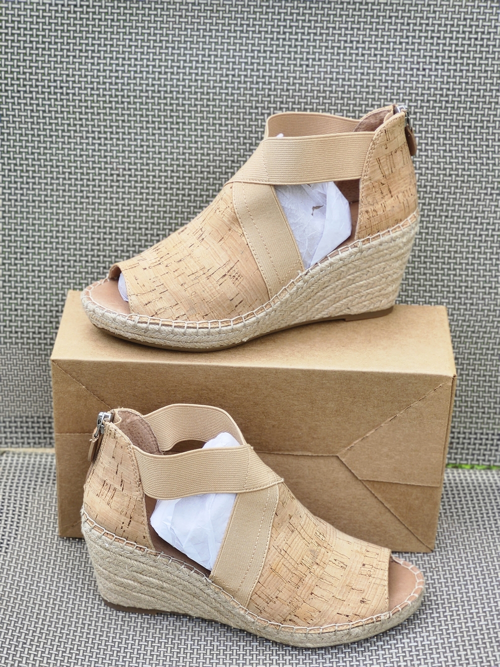 Gentle Souls Kenneth Cole Colleen Cork Wedges 6M
